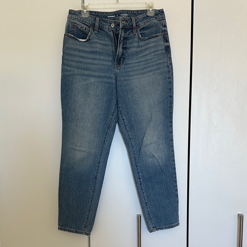 Old Navy Classic Blue Cropped Jeans